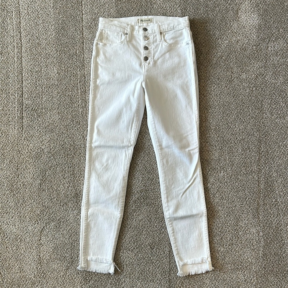 Madewell High Rise Skinny Jean ~ White ~ 26